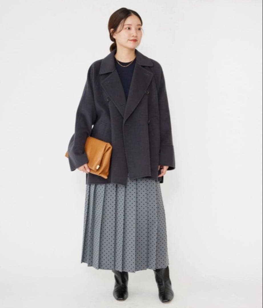 ☆roko☆スーパー160ダブルフェイスショートコート38サイズ