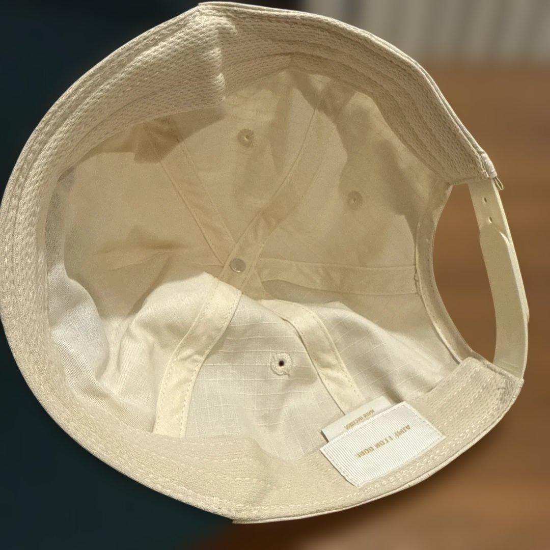 Aime leon Dore アイボリー/ダークグリーン ベースボールキャップ