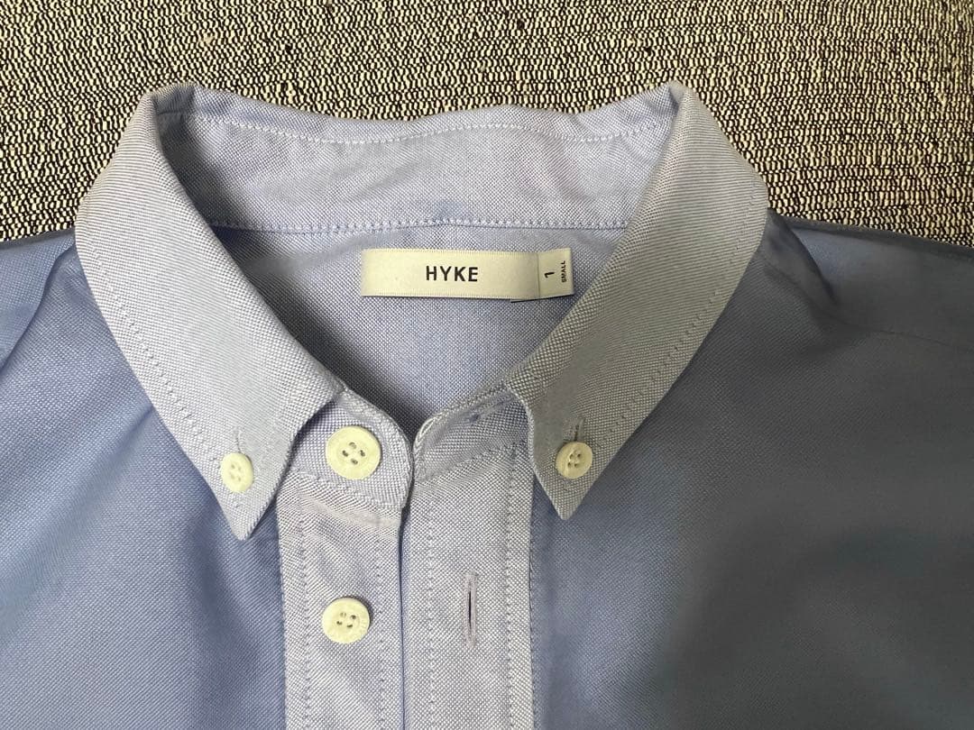 HYKE ▪️25AW▪️LAYERED OXFORD SHEER SHIRT