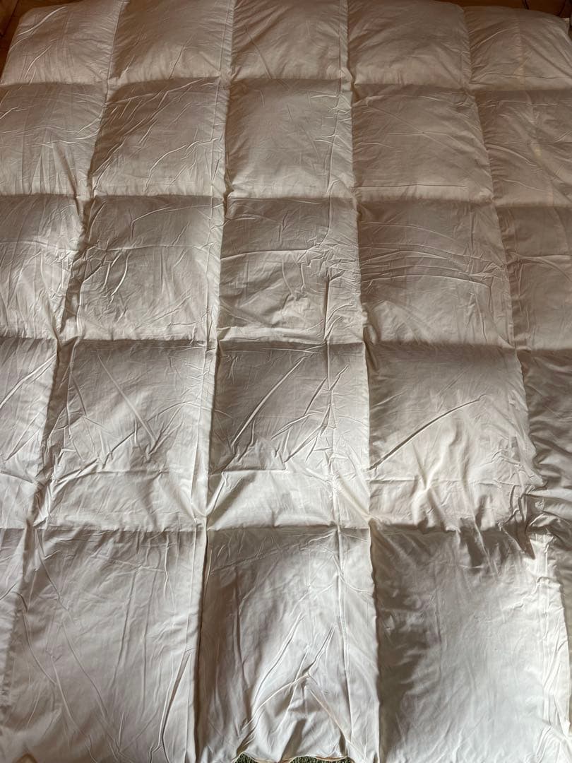 【エコダウン使用】寒冷地仕様　羽毛布団　セミダブル　170×210 ホテル仕様