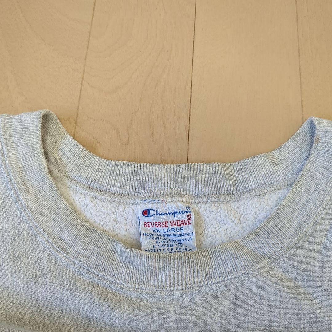 r*y様 【90s 刺繍タグ】4段ラバープリント カレッジスウェット リバースウ