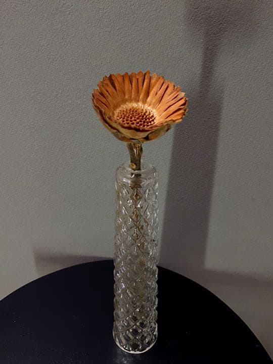 アンティーク ビンテージ 30s 40sダイヤ シャンデリア照明 フラワーベース