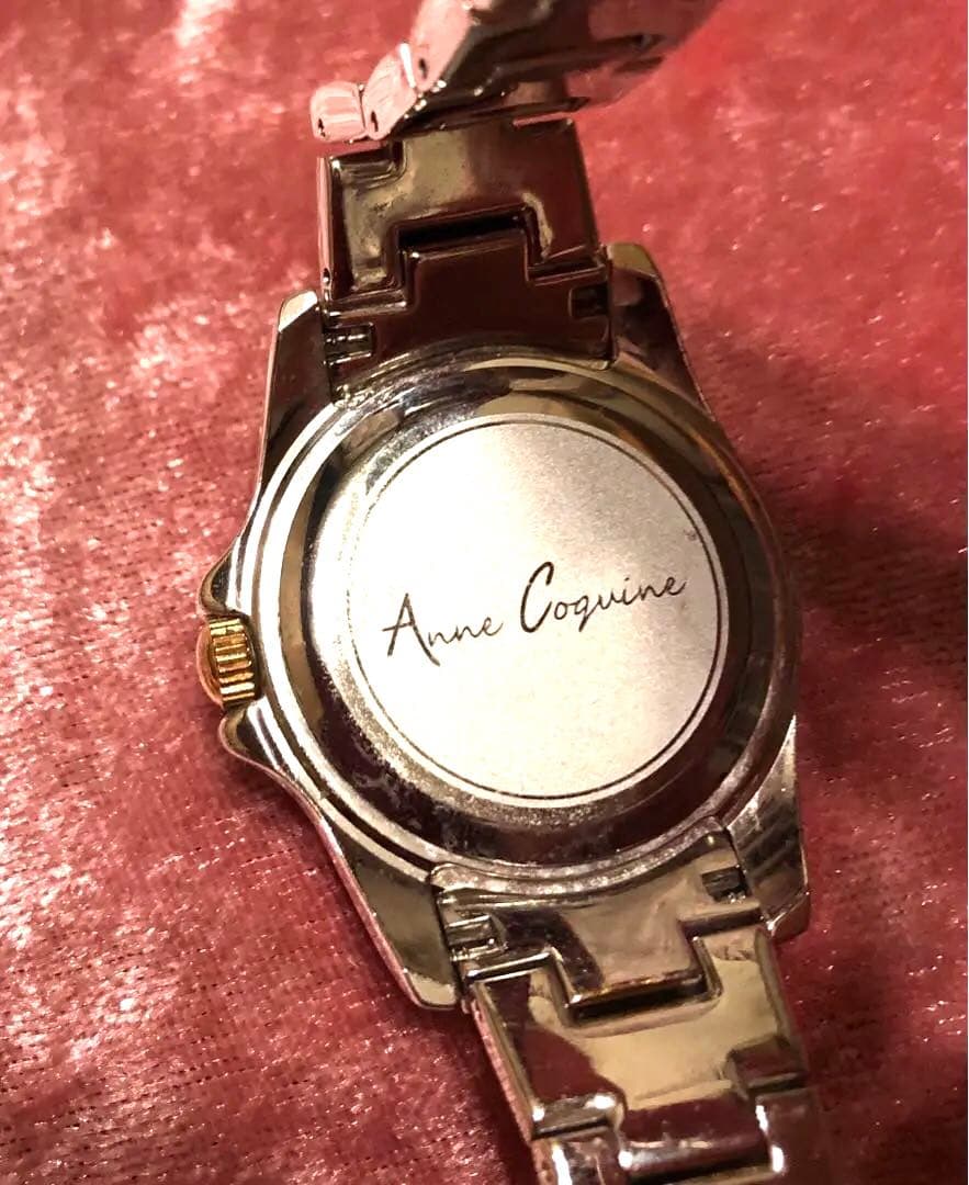 【入手困難】⭐️アンコキーヌ⭐️腕時計⭐️ダイヤモンド風装飾 ゴールドシルバー⭐️