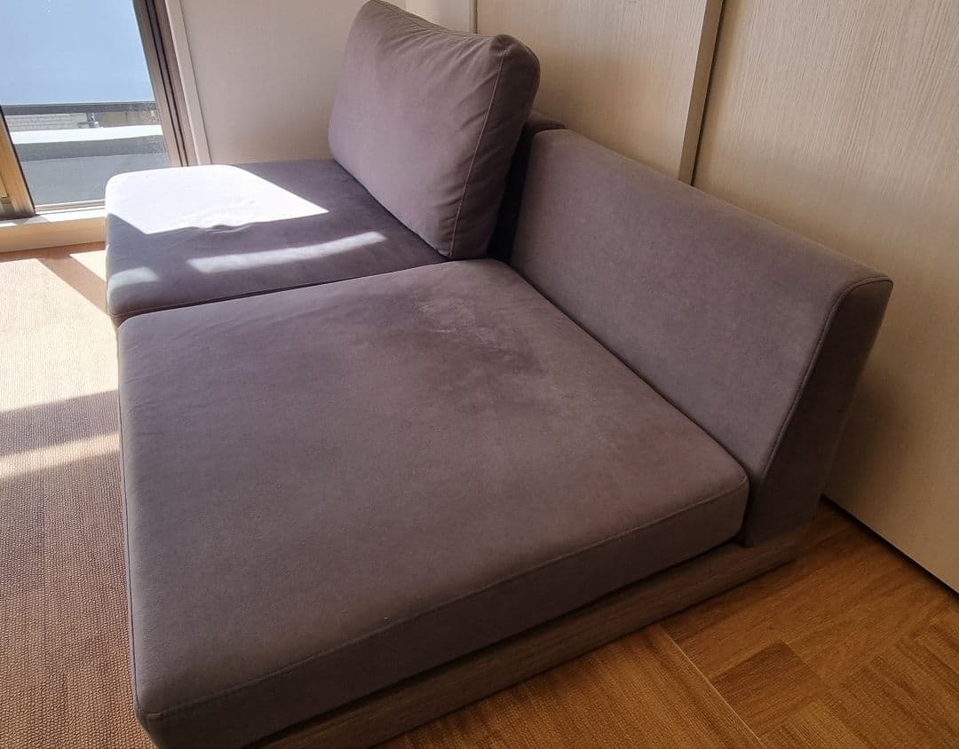 ソファ フロアソファ ローソファ 1人掛け 1P 単品 ①のみ