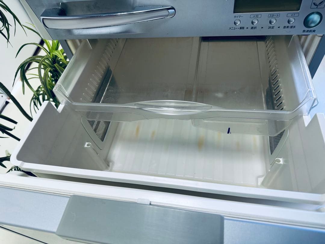 シルバー 4ドアNATIONALノンフロン冷蔵庫　NR-E402U-SH