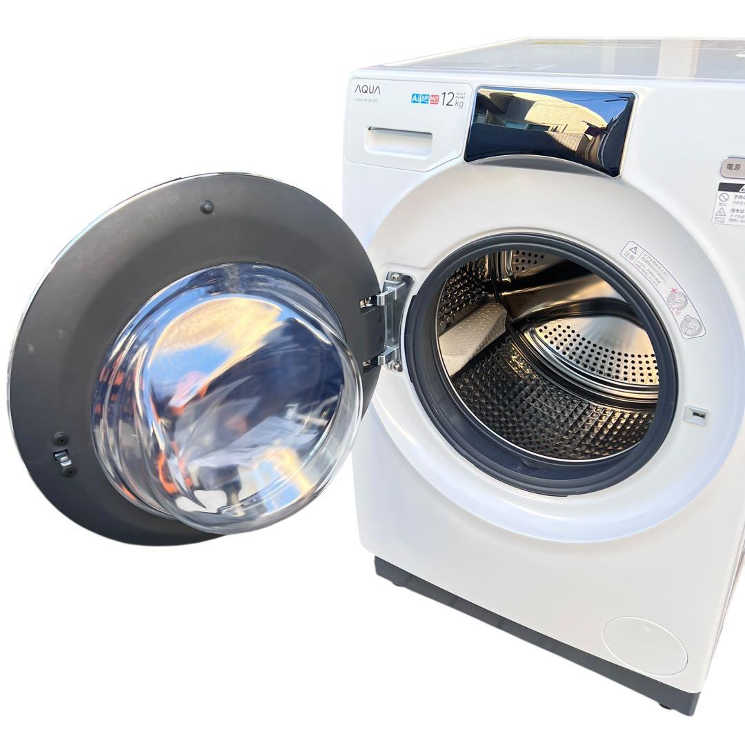 AQUA AQW-DX12N (W) ドラム式洗濯機 2023年製 12Kg
