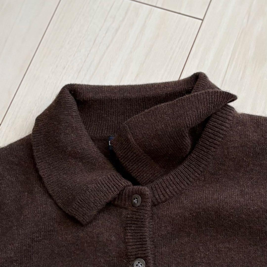 RALPH LAUREN 襟付カーディガン ニット カシミヤ/羊毛 S 90s