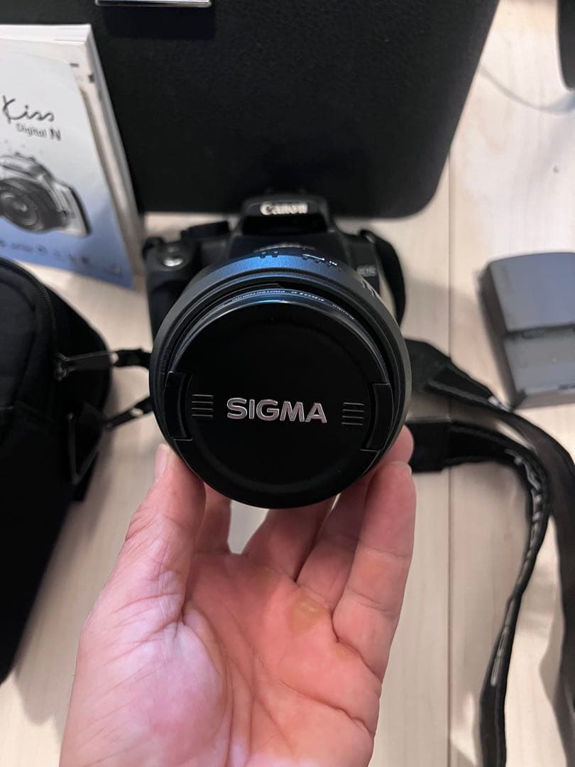 Canon EOS digitalKissデジタル一眼レフカメラSIGMAレンズ