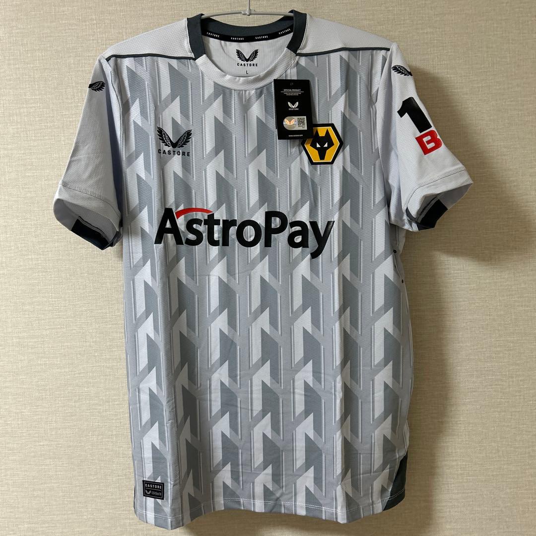 正規品新品☆ウルブス22/23サードオーセンティックユニフォームLサイズ