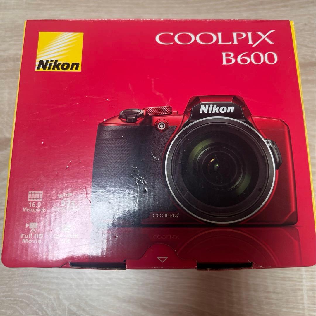 Nikon COOLPIX B600 レッド 本体と付属品