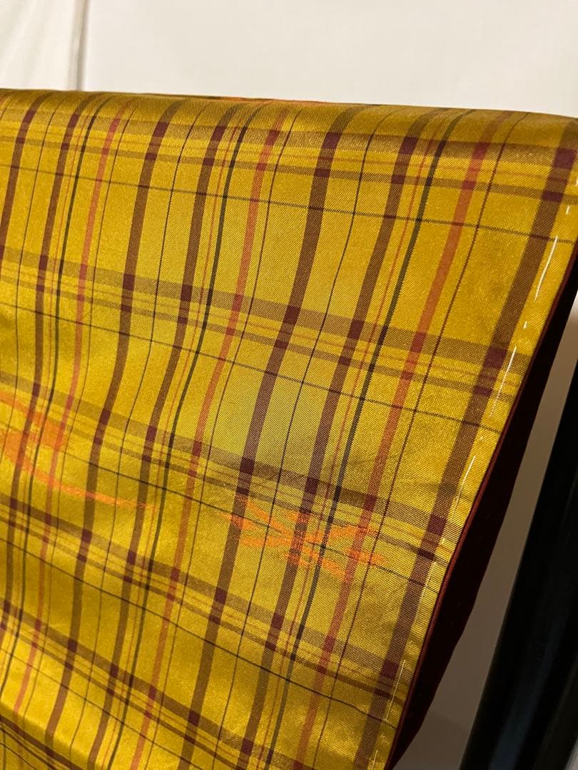 【国宝品】●東京都伝統工芸品●【黄八丈】●カリヤス●天然染料●紬●着物●