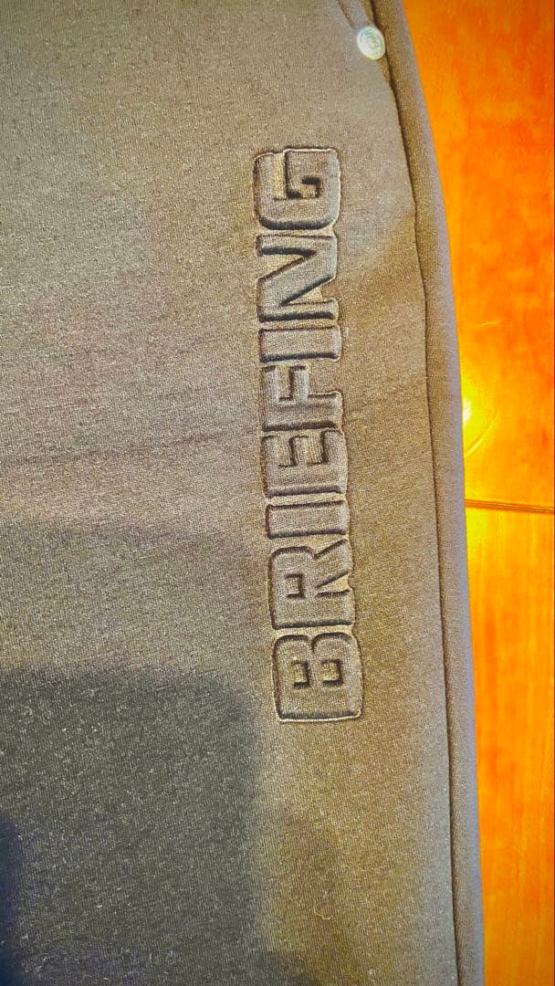 BRIEFING ブラックパンツ スリムフィット