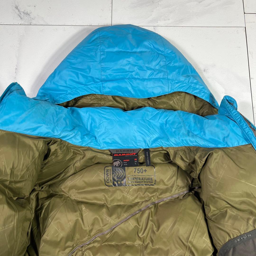 00s mammut 短丈 down puffer jacket y2k 水色