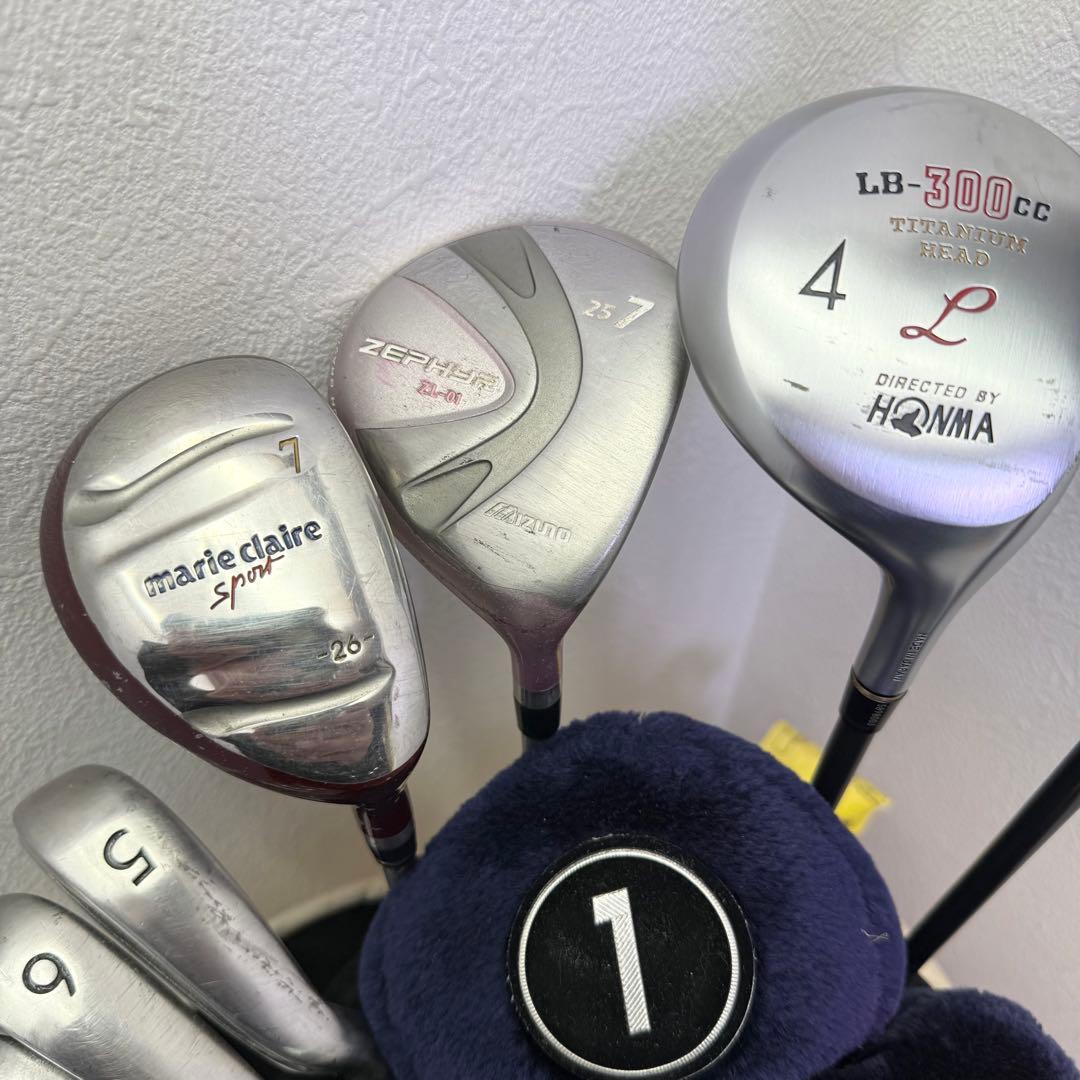 ⭐️初心者応援　レディース　ゴルフクラブフルセット flex-L