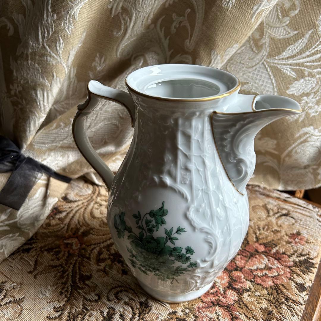 ドイツ製 Rosenthal サンスーシ宮殿の庭園 ― マイセンフラワーグリーン