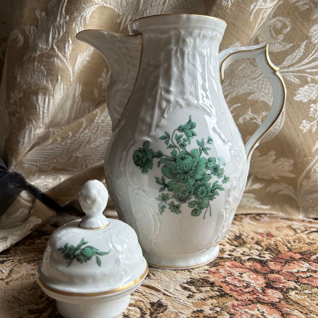 ドイツ製 Rosenthal サンスーシ宮殿の庭園 ― マイセンフラワーグリーン