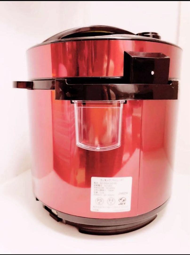 未使用☆クッキングプロ ショップジャパン レッド 3.2★ 電気圧力鍋 自動調理