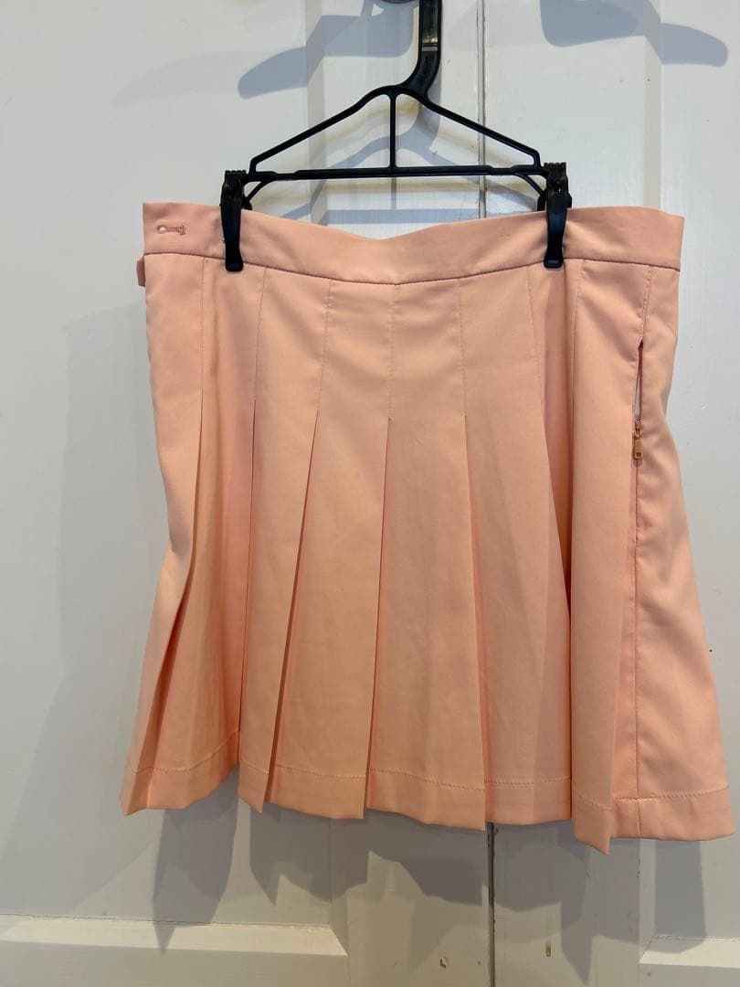 リンドバーグ上下ゴルフ2着セット　セーターとスカートピンクM上品可愛い暖かいお得