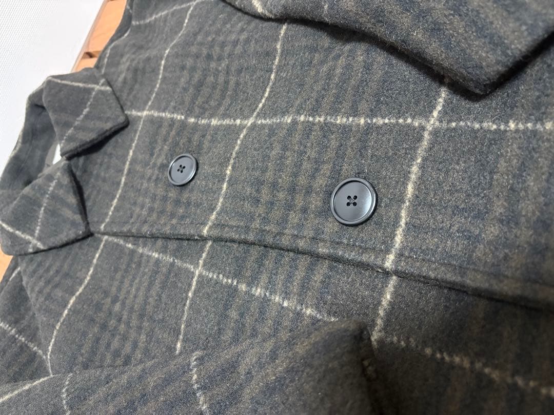 ニコアンド　ライトモッサドルマンジャケットコート　ブラウン