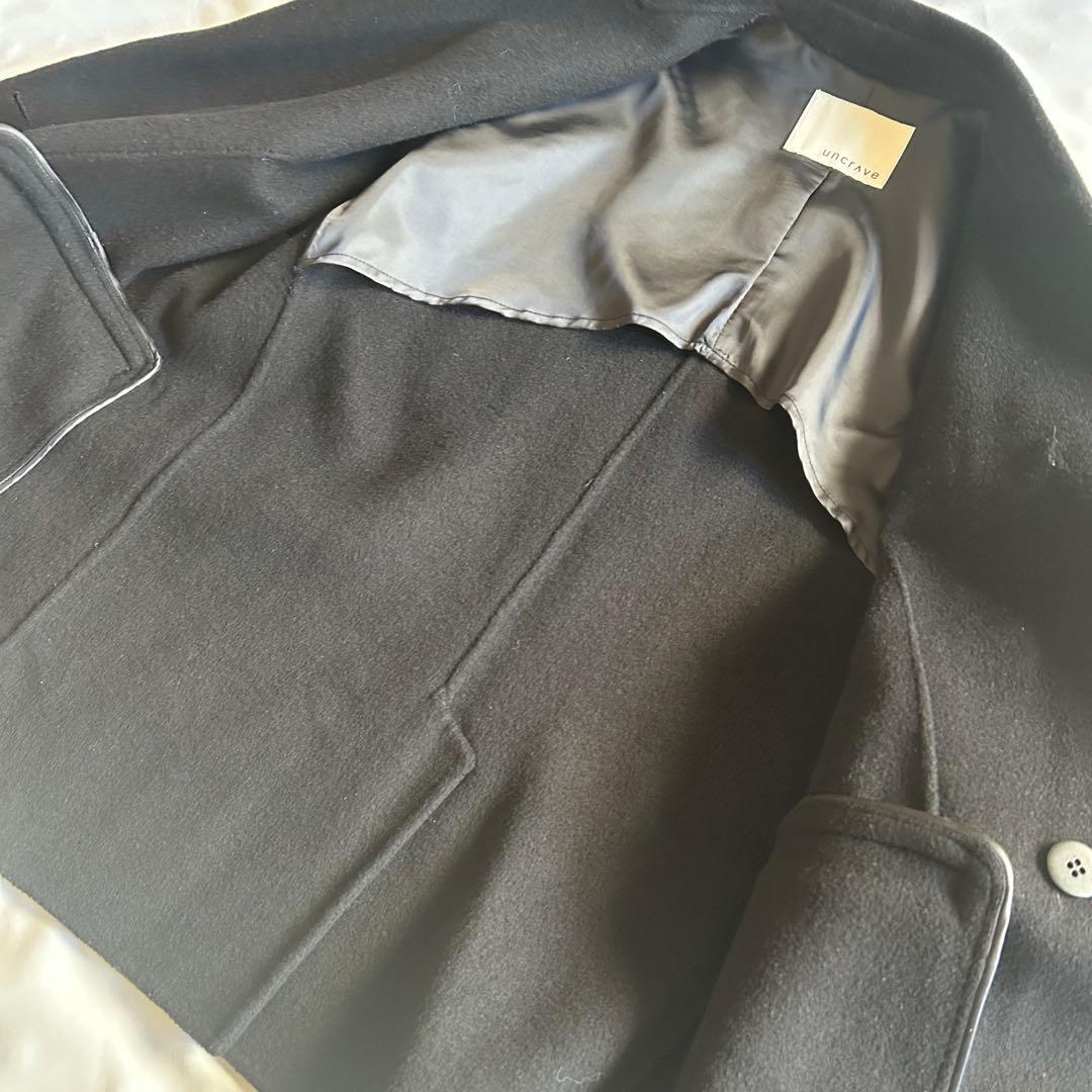 最終✴︎美品✴︎金子綾×uncrave WHITE リバージャケット　ピーコート