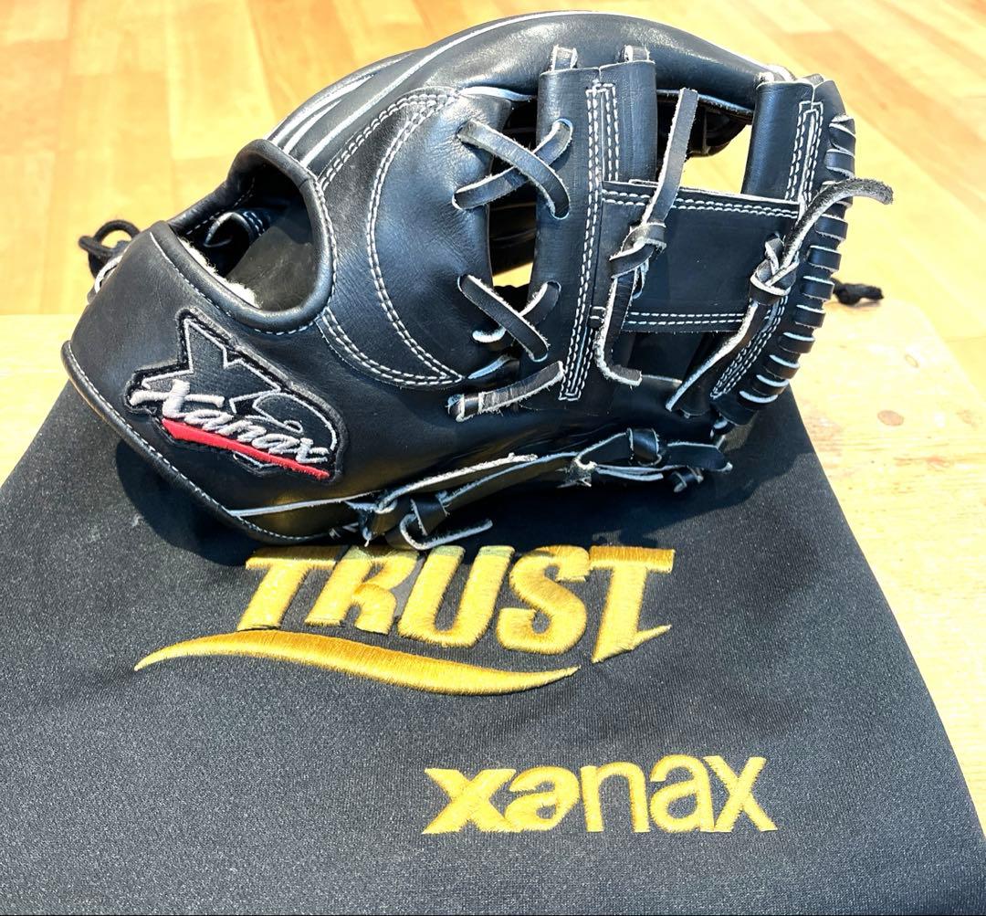 【美品】Xanax 硬式グローブ　内野手用