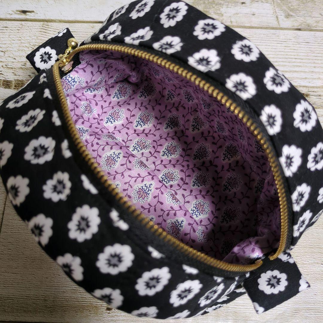 スクエアバッグ　ペットボトルカバー　大きなポーチ　ハンドメイド