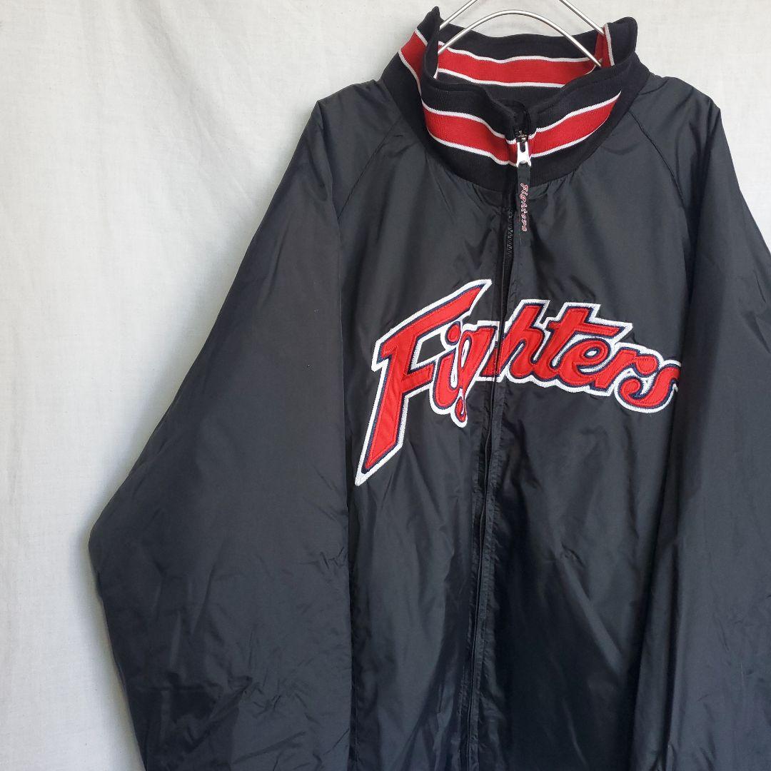 北海道日本ハムファイターズ　野球　ジャパンー黒　スタジャン 復刻 旧モデル