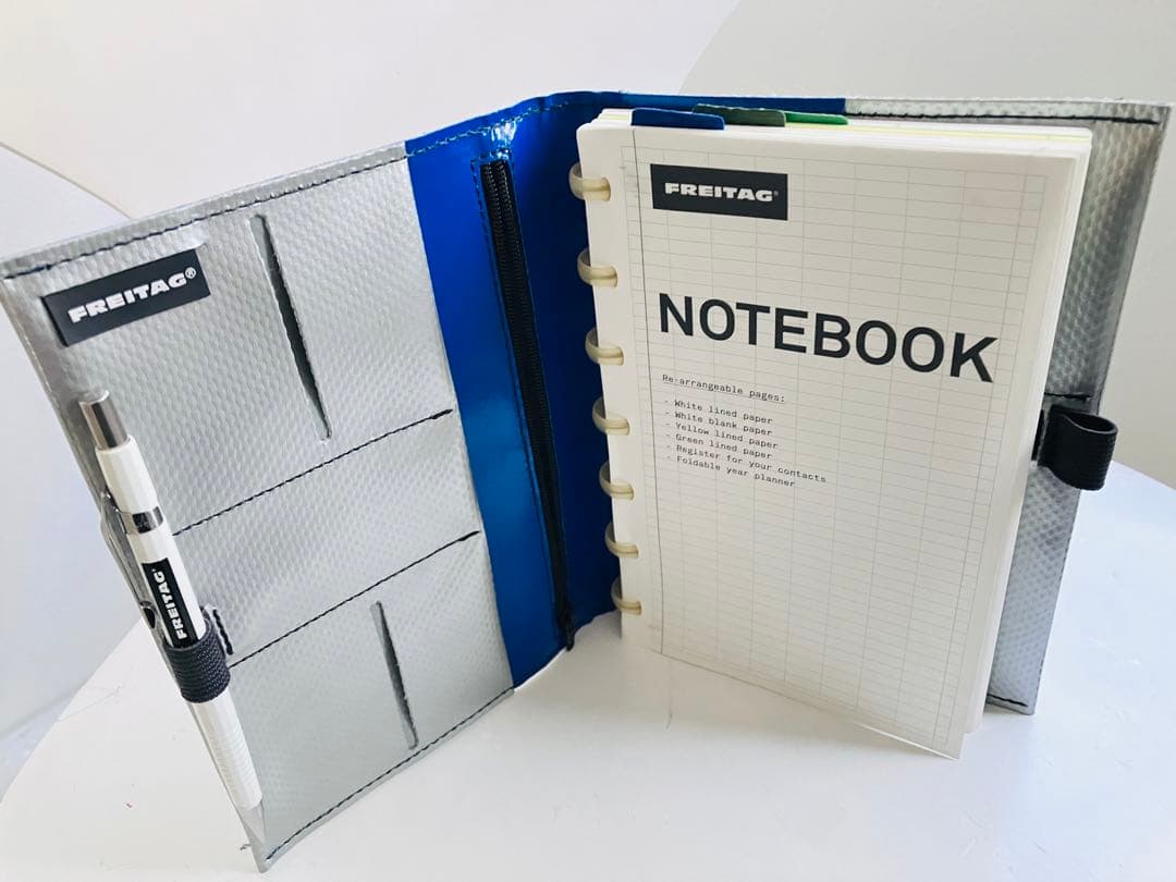 FREITAG ノートブック A5サイズ シルバー