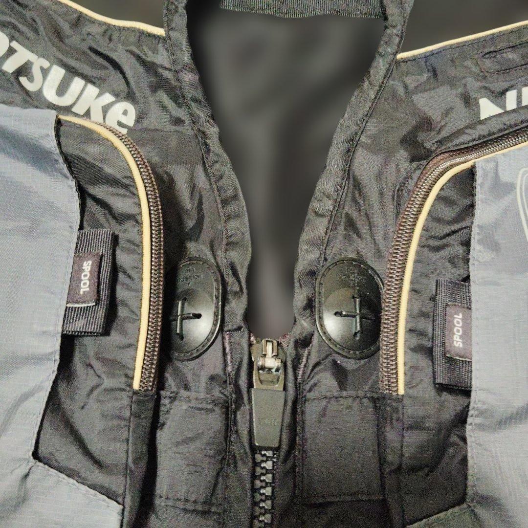 下野　シモツケ　SHIMOTSUKI NEO BLAD 鮎ベスト LL ブラック