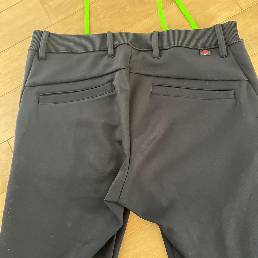 New Balance 黒ゴルフウェア　セットアップメンズ