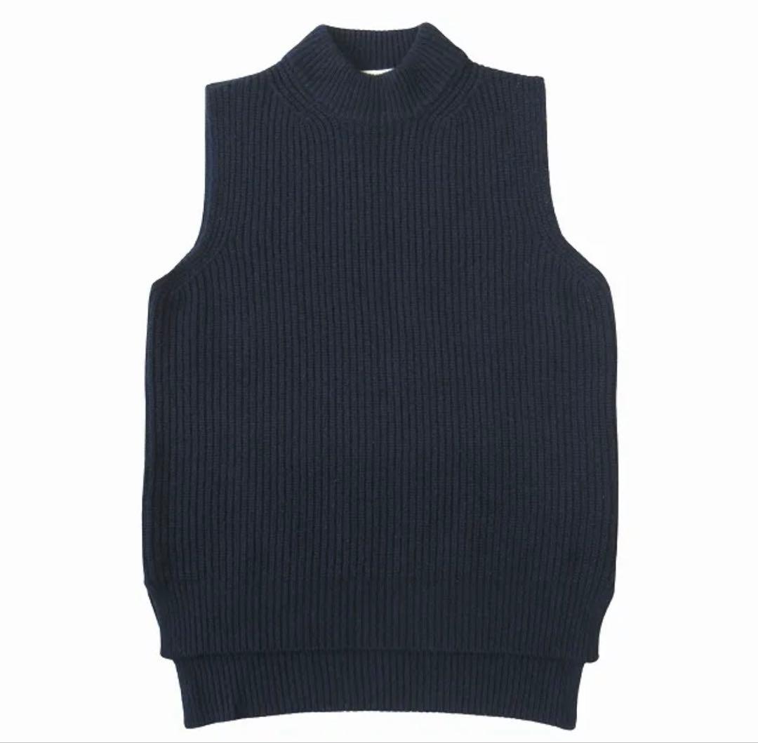 マルニ MARNI プルオーバー ローゲージ モックネック リブニット ベスト