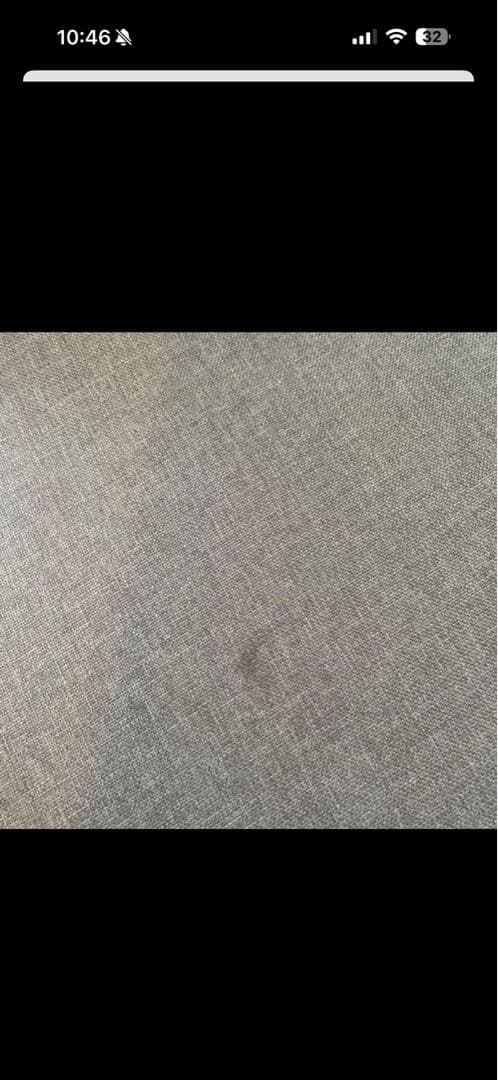 グレー ファブリック ダイニングチェア 1脚①