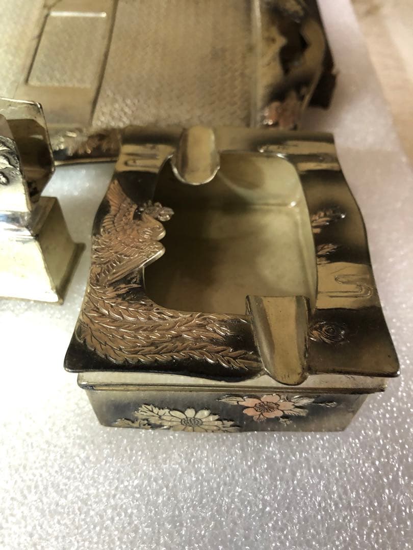 レトロ灰皿セット　アンティーク　当時物