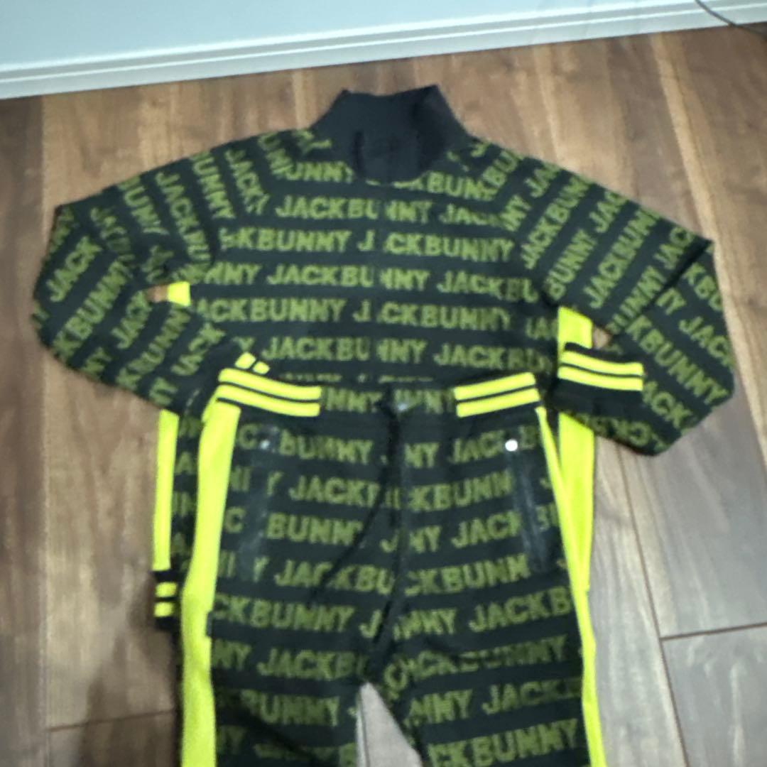美品　JACKBUNNY ジャージセット ブラック/イエロー