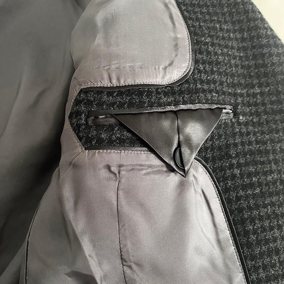 新品タグ付きサードマガジン 雑誌多数掲載モデル ハウンドトゥースジャケットコート