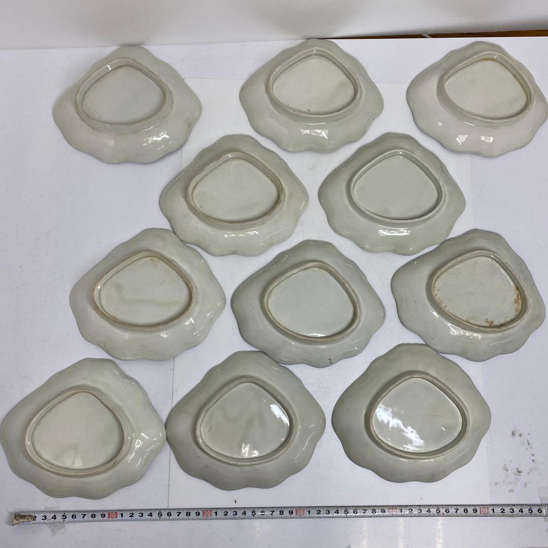 古伊万里　来付波に富士図　向付　21客　東K7-1215☆2F トヒコカ