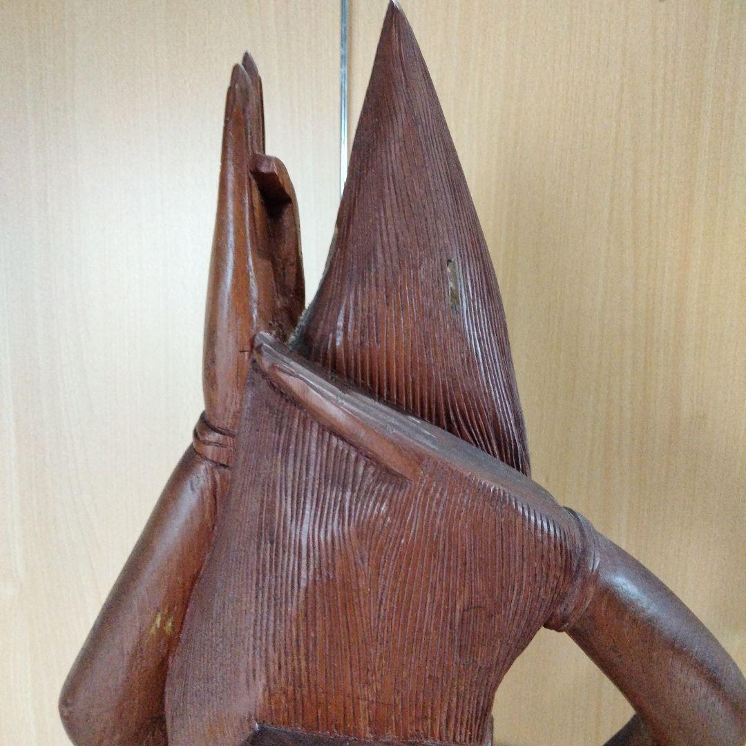 大型　アジアン　エレガント　木彫りの裸婦像　170cm