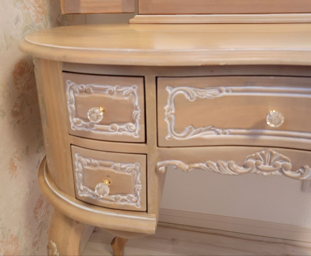 ウエストハウスギャラリー　ねこ脚　ドレッサー　スツール　ロココ調