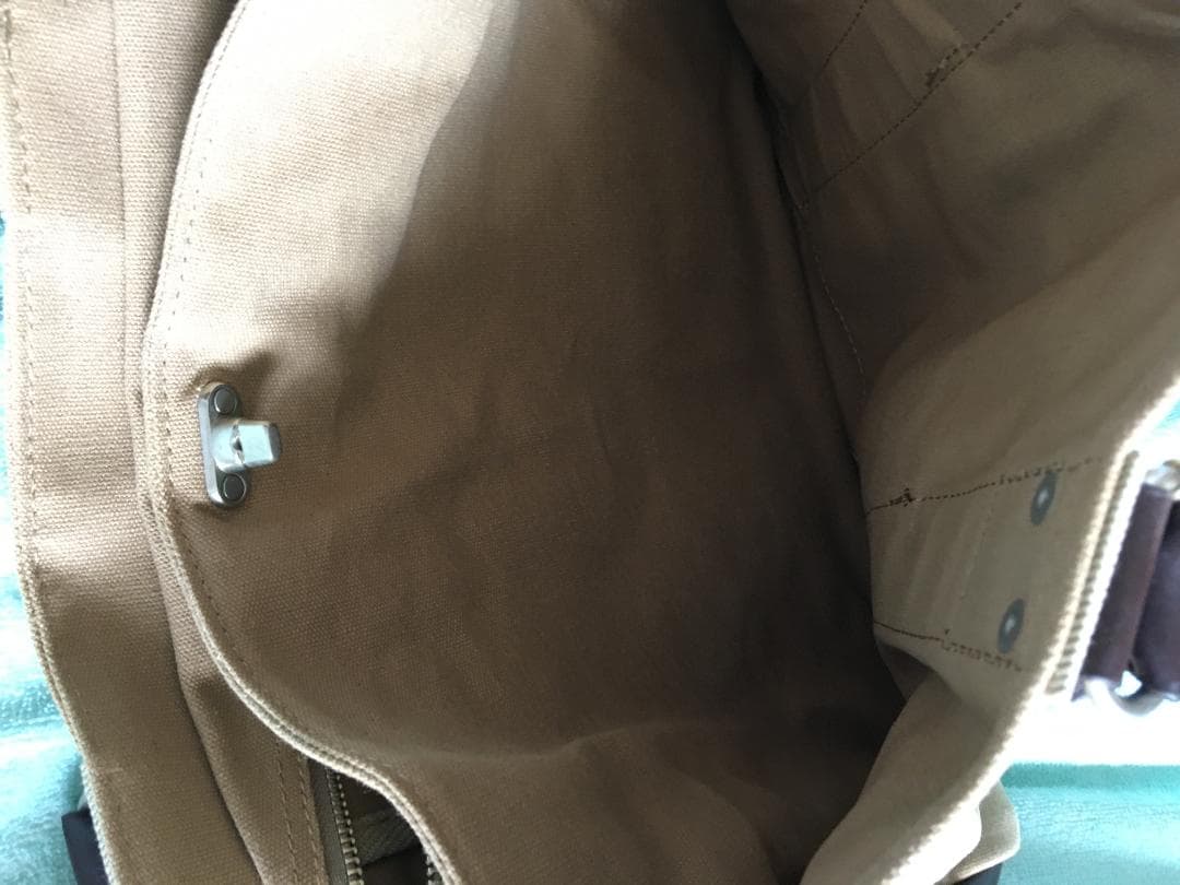 帆布工房 ボストンバッグ Sサイズ 2ウェイ未使用 ベージュ