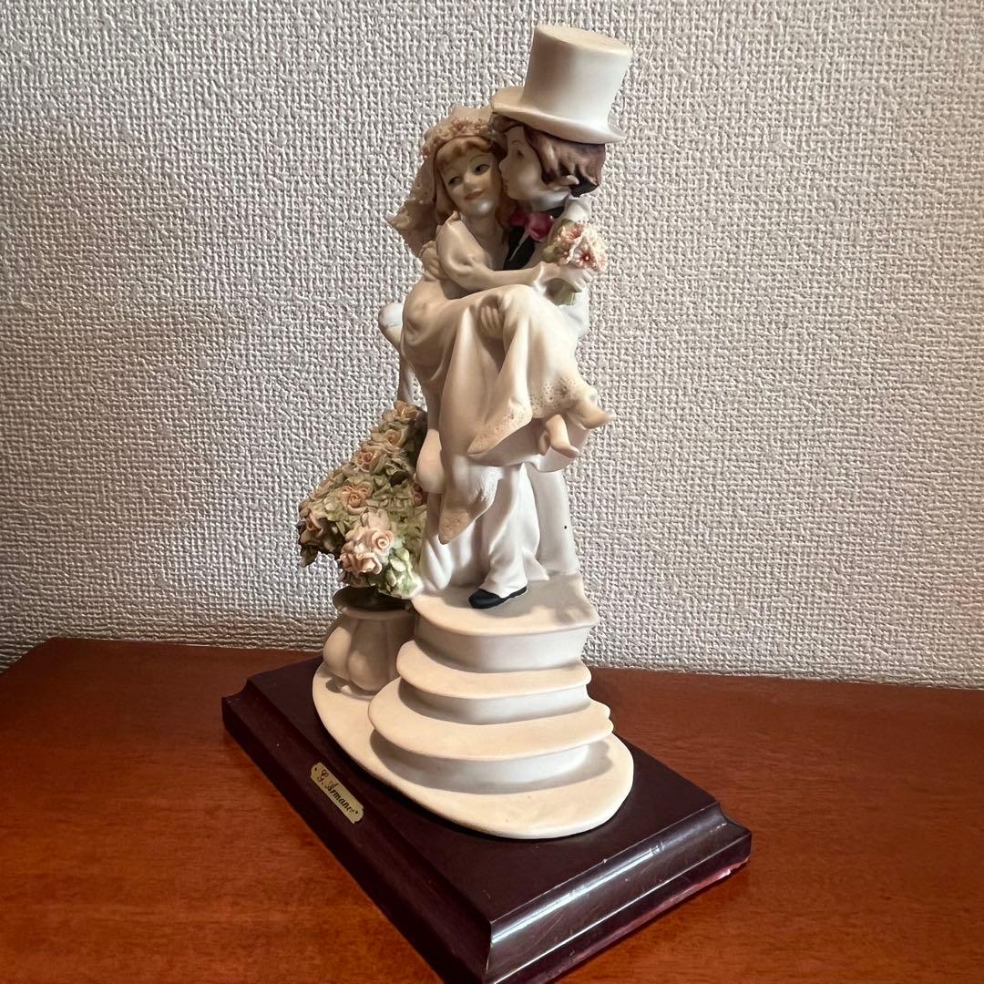 ジョゼッペアルマーニ　美品　ウェディング　恋人　子供　結婚式　新郎新婦　人形