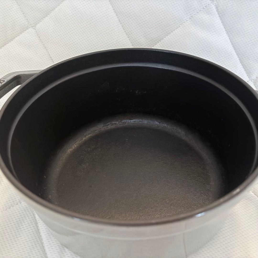 STAUB ストウブ ピコココット 22cm グレー 両手鍋 IH対応 無水調理
