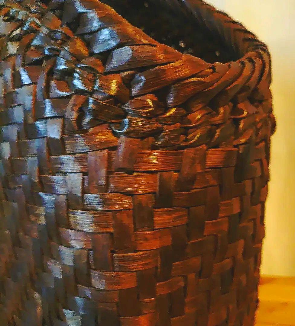 最終価格 9/15までの出品　胡桃のかごバッグ　山葡萄　胡桃