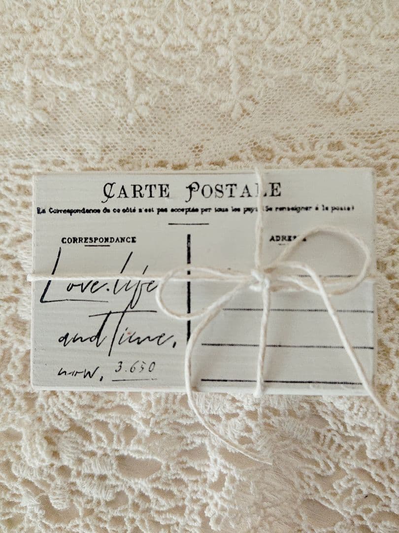 ミニシューモールド＆木製POSTCARDのセット