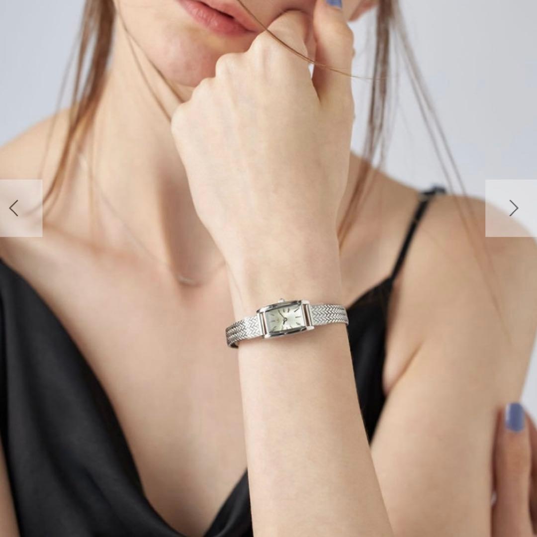 ete レクタングルフェイス メッシュベルト ウォッチ