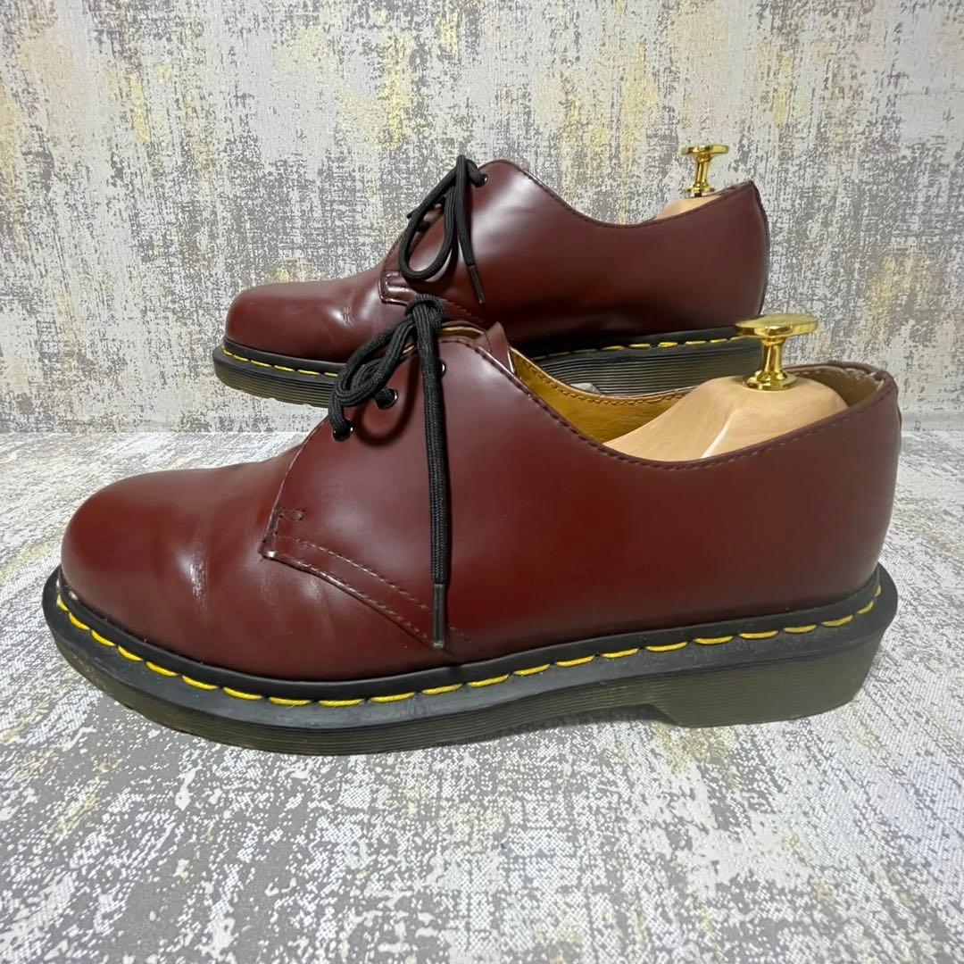 ★美品★ドクターマーチン 10085【27】ボルドー 3ホール ダービーシューズ