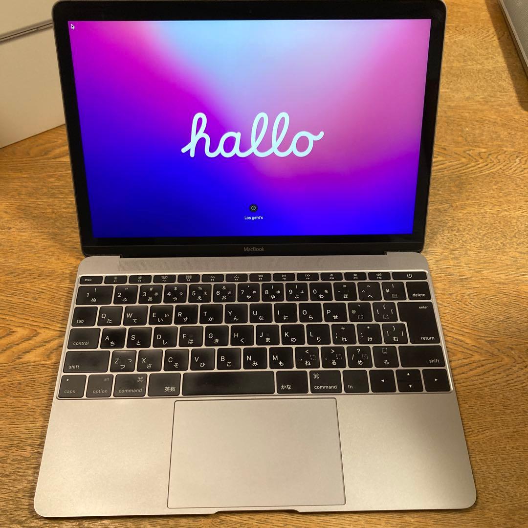 MacBook本体 Macbook 12 inch 2016 8GB 256GB Core m7