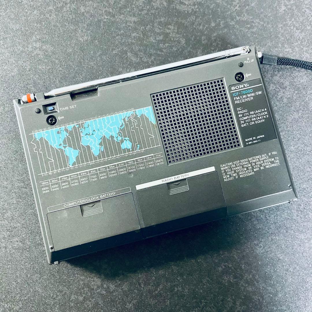 ⭐️ヴィンテージ⭐️【SONY】ICF-7600 D ラジオ 公式外箱あり
