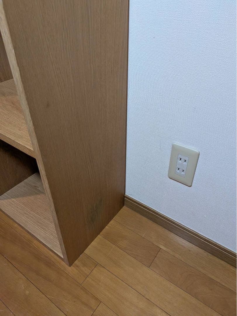 ■送料込■無印 スタッキングシェルフ オーク 木製棚 ラック BOX 家具