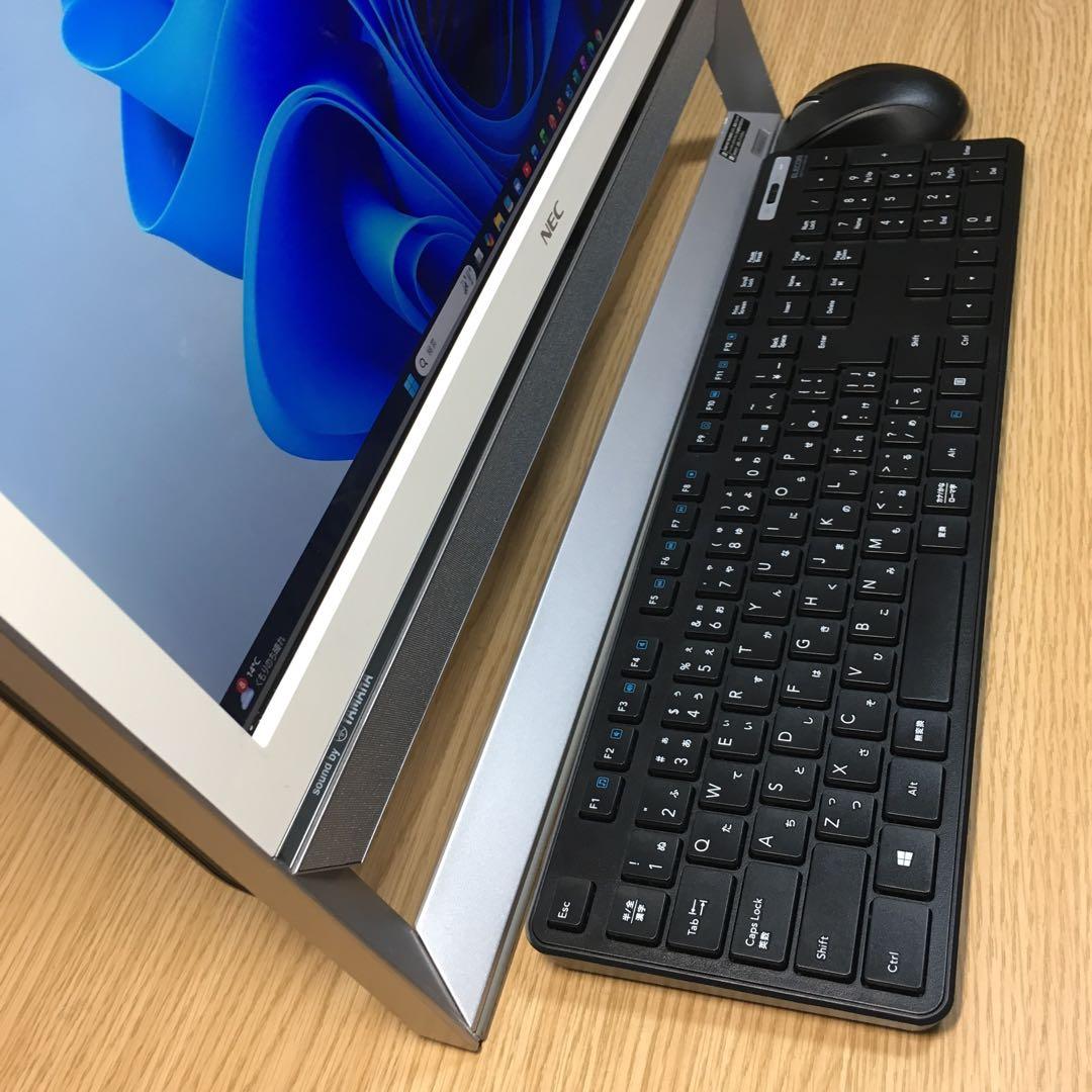 フルセット NEC Win11 地デジ 一体型 21.5'モニター デスクトップ