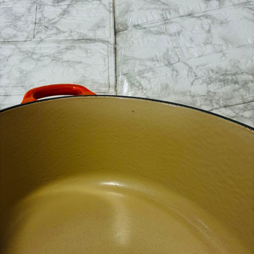 【 ル・クルーゼ 】人気のオレンジ 両手鍋ココットオーバル27cm